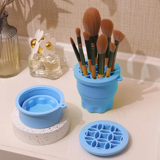 Keep Your Brushes Clean & Organized – All in One Cup! ( Free Shipping  🔥)